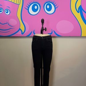rag & bone Stretch Cotton Black Pencil Jeans